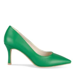 Escarpins Aiguille VERT Femme Motif Uni A Enfiler