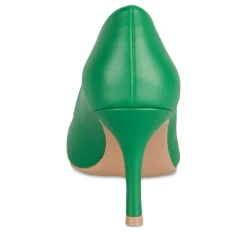 Escarpins Aiguille VERT Femme Motif Uni A Enfiler
