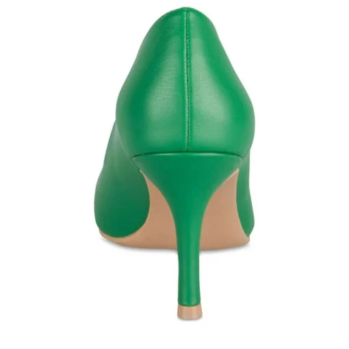 Escarpins Aiguille VERT Femme Motif Uni A Enfiler