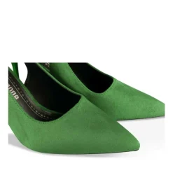 Escarpins Aiguille VERT Femme Motif Uni Boucle