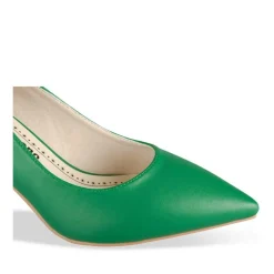 Escarpins Aiguille VERT Femme Motif Uni A Enfiler