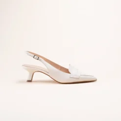 Escarpins BEIGE Femme CUIR Motif Uni A Enfiler
