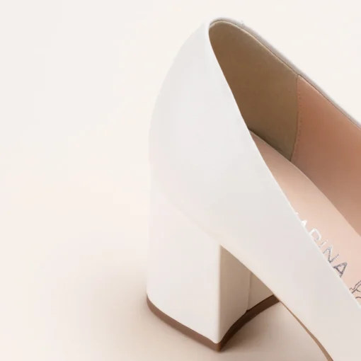 Escarpins BEIGE Femme CUIR Motif Uni A Enfiler