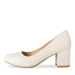 Escarpins BEIGE Femme Motif Uni A Enfiler