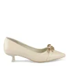 Escarpins BEIGE Femme Motif Chaîne A Enfiler