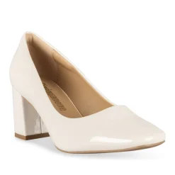 Escarpins BEIGE Femme Motif Vernis A Enfiler
