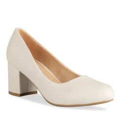 Escarpins BEIGE Femme Motif Uni A Enfiler