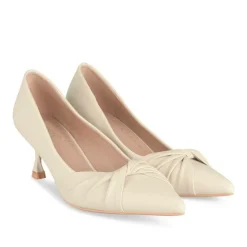 Escarpins BEIGE Femme Motif Uni A Enfiler
