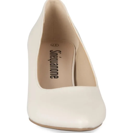 Escarpins BEIGE Femme Motif Uni A Enfiler