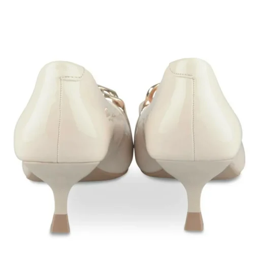 Escarpins BEIGE Femme Motif Uni A Enfiler