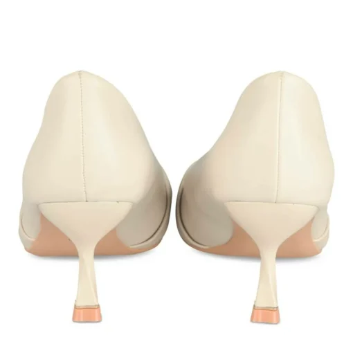Escarpins BEIGE Femme Motif Uni A Enfiler