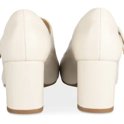 Escarpins BEIGE Femme Motif Uni Boucle