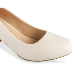 Escarpins BEIGE Femme Motif Uni A Enfiler