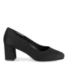 Escarpins Carré NOIR Femme Motif Uni A Enfiler