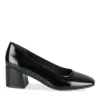 Escarpins Carré NOIR Femme Motif Uni A Enfiler