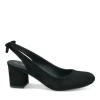Escarpins Carré NOIR Femme A Enfiler