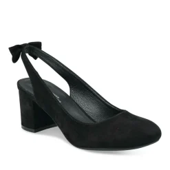 Escarpins Carré NOIR Femme A Enfiler