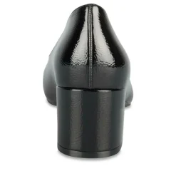 Escarpins Carré NOIR Femme Motif Uni A Enfiler