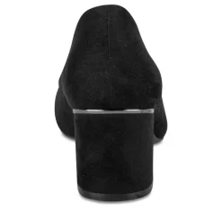 Escarpins Carré NOIR Femme Motif Uni A Enfiler