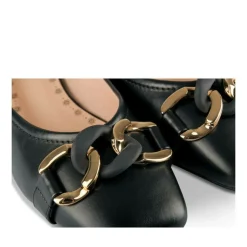 Escarpins Carré NOIR Femme Motif Uni A Enfiler