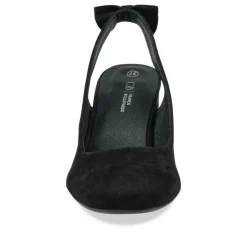 Escarpins Carré NOIR Femme A Enfiler