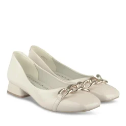 Escarpins Carré ROSE Femme Motif Chaîne A Enfiler