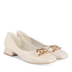 Escarpins Carré ROSE Femme Motif Vernis A Enfiler