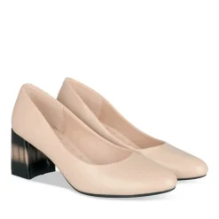 Escarpins Carré ROSE Femme Motif Uni A Enfiler