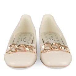 Escarpins Carré ROSE Femme Motif Vernis A Enfiler