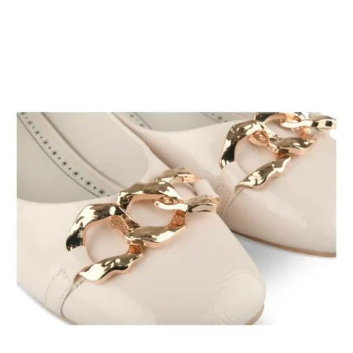 Escarpins Carré ROSE Femme Motif Vernis A Enfiler