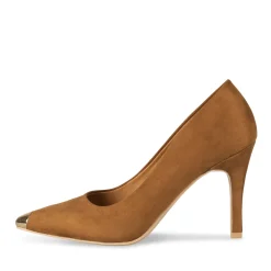 Escarpins COGNAC Femme Motif Uni A Enfiler
