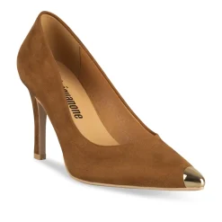 Escarpins COGNAC Femme Motif Uni A Enfiler