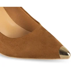 Escarpins COGNAC Femme Motif Uni A Enfiler