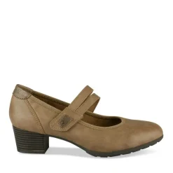 Escarpins Confort BEIGE Femme Motif Uni Scratch