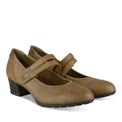 Escarpins Confort BEIGE Femme Motif Uni Scratch