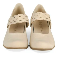 Escarpins Confort BEIGE Femme Motif Uni Scratch