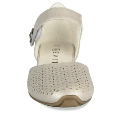 Escarpins Confort BEIGE Femme Motif Uni Scratch