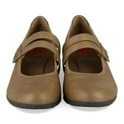 Escarpins Confort BEIGE Femme Motif Uni Scratch