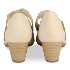 Escarpins Confort BEIGE Femme Motif Uni Scratch