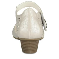 Escarpins Confort BEIGE Femme Motif Uni Scratch