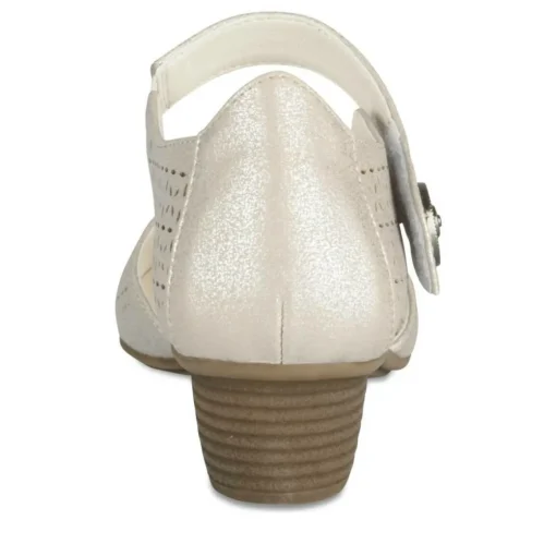 Escarpins Confort BEIGE Femme Motif Uni Scratch