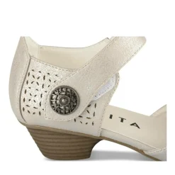 Escarpins Confort BEIGE Femme Motif Uni Scratch