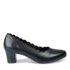 Escarpins Confort NOIR Femme Motif Uni