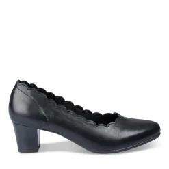 Escarpins Confort NOIR Femme Motif Uni