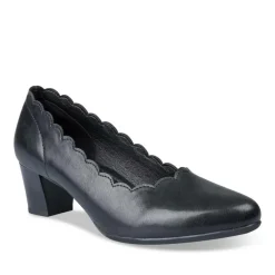 Escarpins Confort NOIR Femme Motif Uni