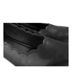 Escarpins Confort NOIR Femme Motif Uni A Enfiler