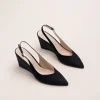 Escarpins NOIR Femme CUIR Motif Uni Boucle