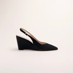 Escarpins NOIR Femme CUIR Motif Uni Boucle