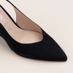 Escarpins NOIR Femme CUIR Motif Uni Boucle