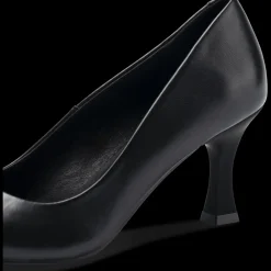 Escarpins NOIR Femme CUIR Motif Uni A Enfiler